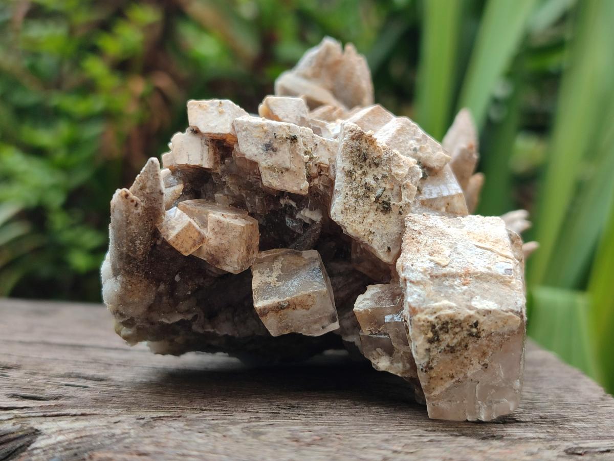 Natural Rhombohedral and Spearhead Calcite Specimens with Phosphorus Aragonite x 2 From Albert's Mountain, Lesotho - Toprock Gemstones and Minerals 