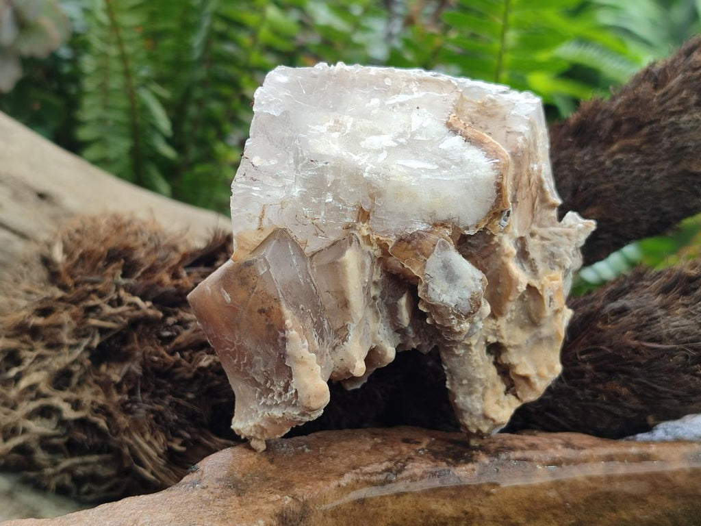 Natural Rhombohedral and Spearhead Calcite Specimens with Phosphorus Aragonite x 2 From Albert's Mountain, Lesotho - Toprock Gemstones and Minerals 