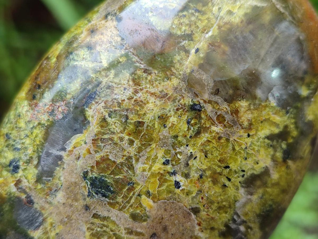 Polished Green Opal Standing Display Pieces x 2 From Betroka, Madagascar - Toprock Gemstones and Minerals 