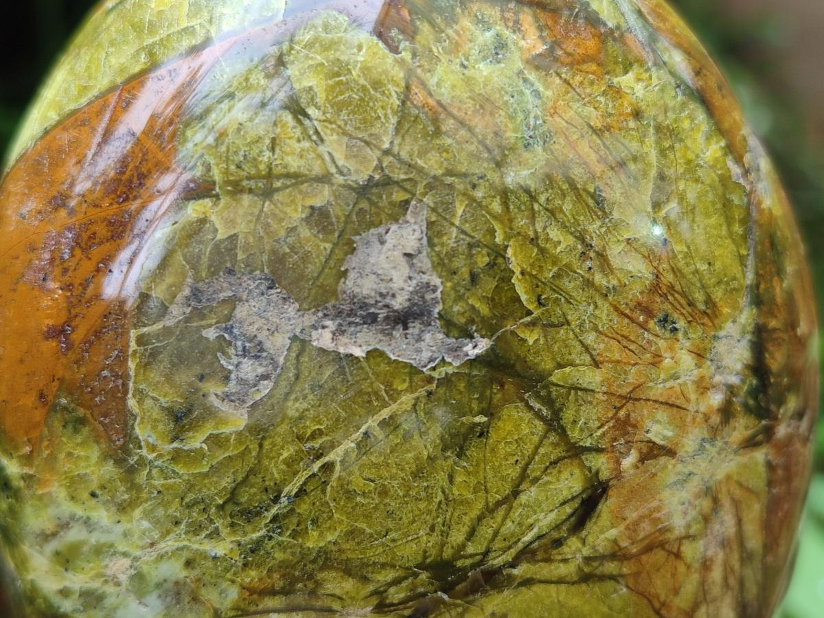 Polished Green Opal Standing Display Pieces x 2 From Betroka, Madagascar - Toprock Gemstones and Minerals 