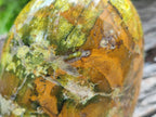 Polished Green Opal Standing Display Pieces x 2 From Betroka, Madagascar - Toprock Gemstones and Minerals 