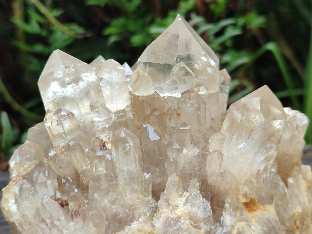 Natural Clear Luena Quartz Clusters x 2 From Luena, Congo - Toprock Gemstones and Minerals 