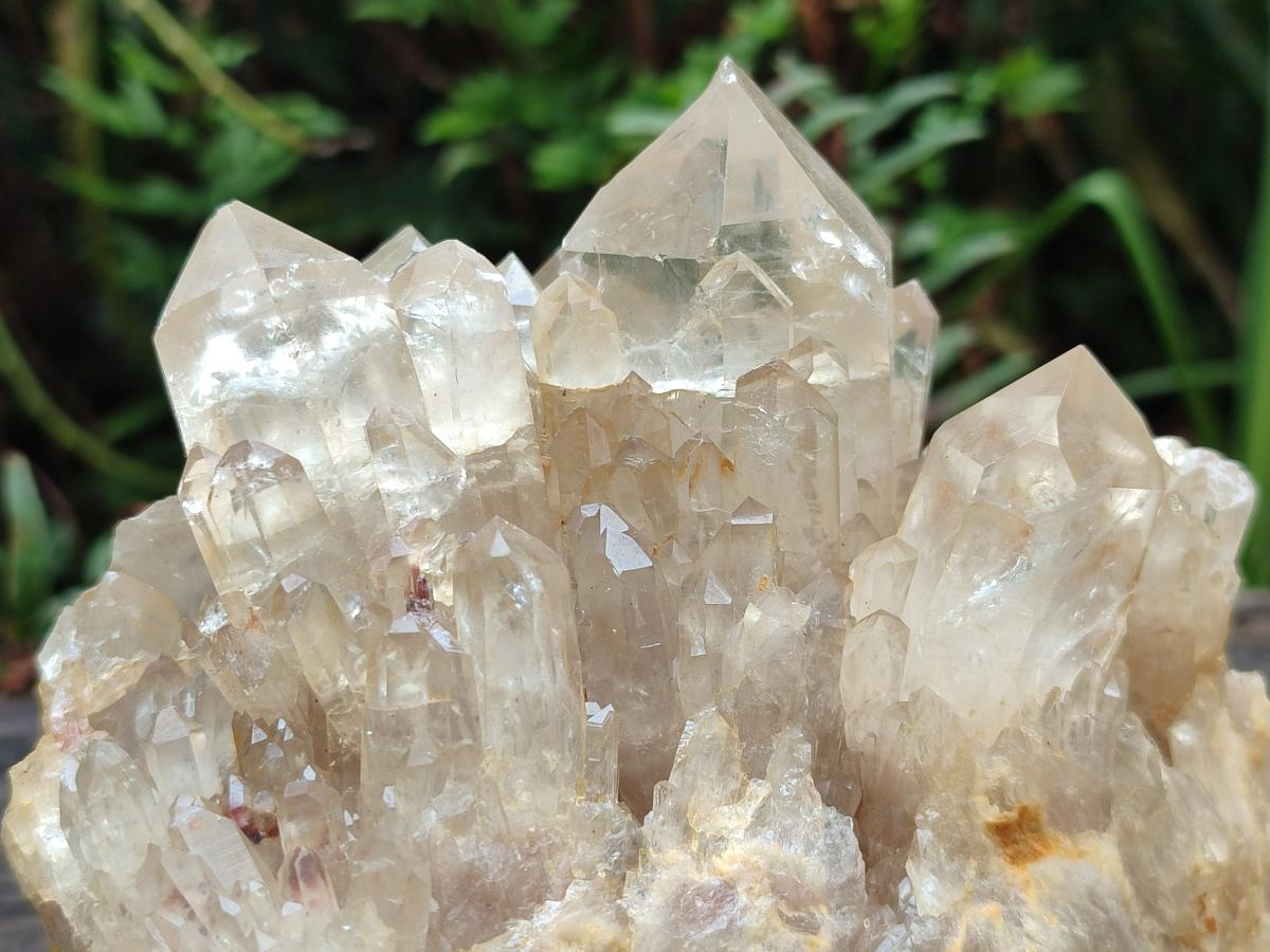 Natural Clear Luena Quartz Clusters x 2 From Luena, Congo - Toprock Gemstones and Minerals 