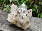 Natural Clear Luena Quartz Clusters x 2 From Luena, Congo - Toprock Gemstones and Minerals 