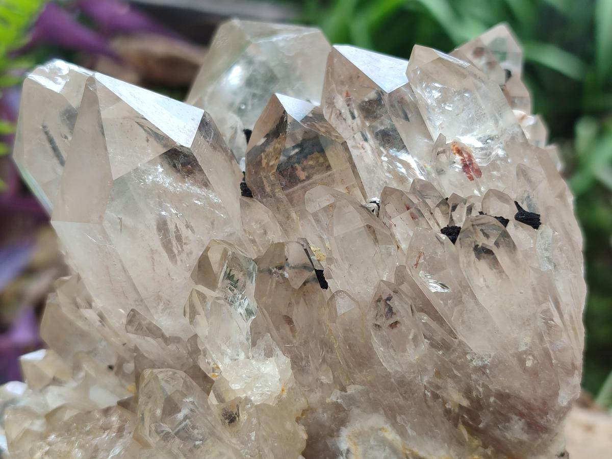 Natural Clear Luena Quartz Clusters x 2 From Luena, Congo - Toprock Gemstones and Minerals 