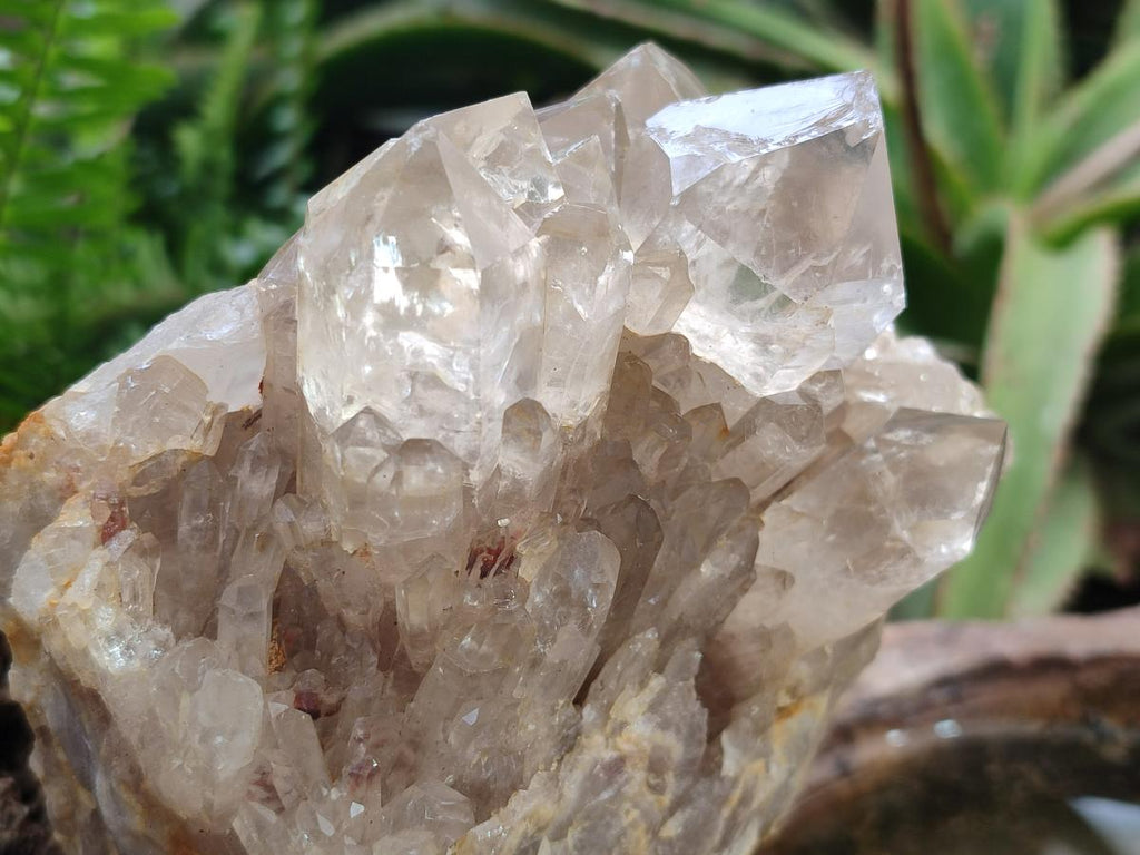 Natural Clear Luena Quartz Clusters x 2 From Luena, Congo - Toprock Gemstones and Minerals 