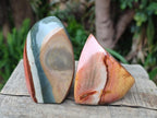 Polished Polychrome Jasper Flames x 6 From Androka, Madagascar - Toprock Gemstones and Minerals 
