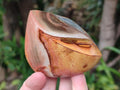Polished Polychrome Jasper Flames x 6 From Androka, Madagascar - Toprock Gemstones and Minerals 