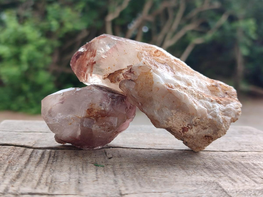 Natural Red Hematoid Quartz Crystals x 24 From Karoi, Zimbabwe - Toprock Gemstones and Minerals 