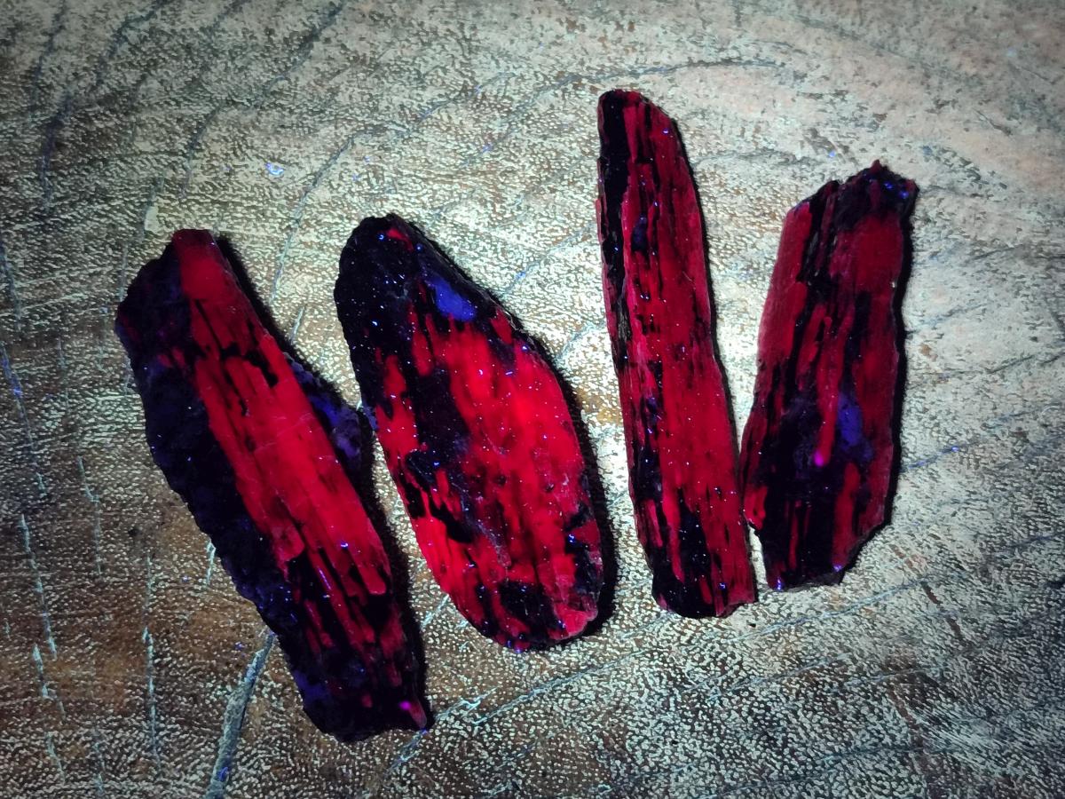 Natural Blue Kyanite Crystals x 35 From Karoi, Zimbabwe - Toprock Gemstones and Minerals 