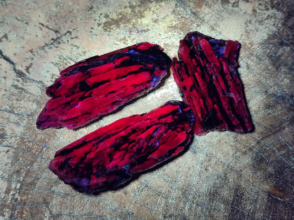 Natural Blue Kyanite Crystals x 35 From Karoi, Zimbabwe - Toprock Gemstones and Minerals 