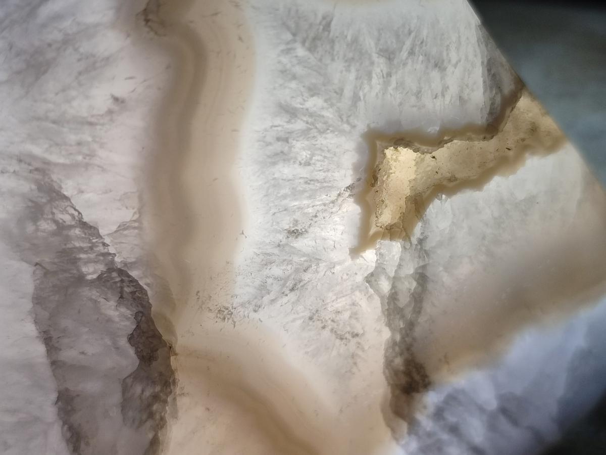 Polished and Natural Blue Lace Agate Standing Display Pieces x 2 From Nsanje, Malawi - Toprock Gemstones and Minerals 