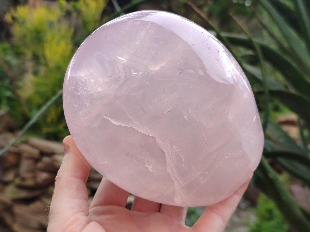Polished Large Gemmy Rose Quartz Standing Display Piece x 1 From Madagascar - Toprock Gemstones and Minerals 
