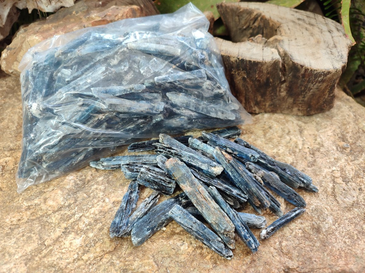 Natural Kyanite Blue Crystals x 1.56 Kg Lot From Karoi, Zimbabwe