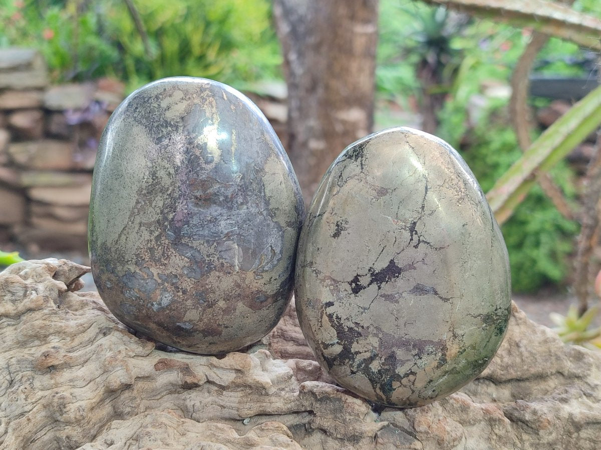 Polished Basalt Pharaoh Stone Free Forms x 4 From Iron Duke Mine, Zimbabwe