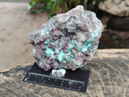 Natural Salrose Cobaltoan Dolomite Specimens with Malachite and Chrysocolla x 2 From Kakanda, Congo