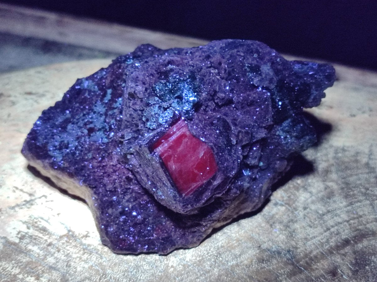 Natural Salrose Cobaltoan Dolomite Specimens with Malachite and Chrysocolla x 2 From Kakanda, Congo