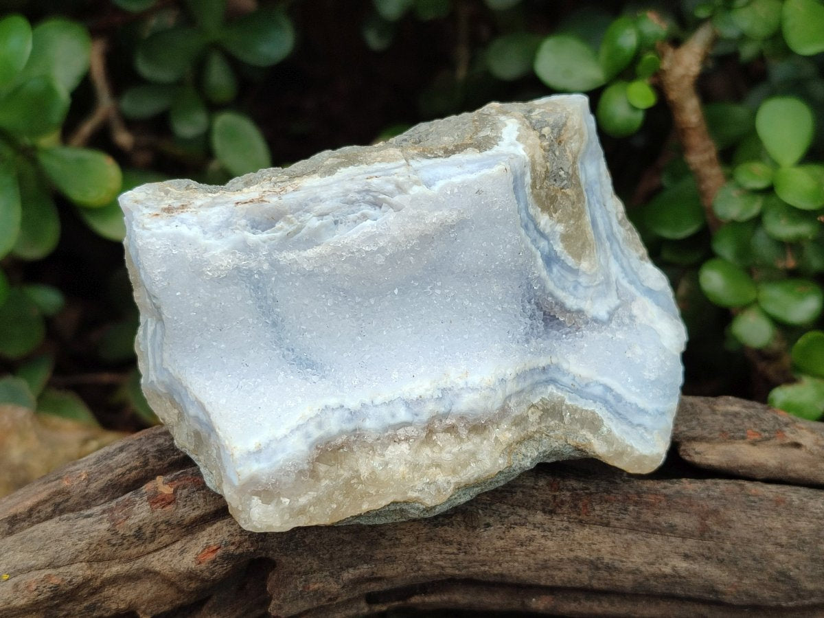 Natural Blue Lace Agate Geode and Vug Specimens x 12 From Nsanje, Malawi