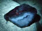 Natural Blue Lace Agate Geode and Vug Specimens x 12 From Nsanje, Malawi