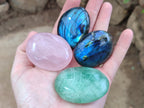 Polished Mix of Multi Mineral Galets x 24 From Madagascar