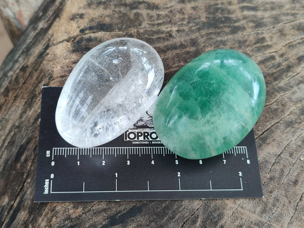 Polished Mix of Multi Mineral Galets x 24 From Madagascar