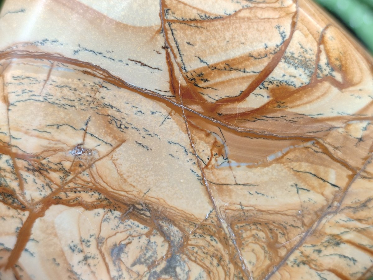 Polished Picture Stone Jasper Standing Display Pieces x 2 From Ais-Ais, Namibia