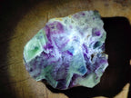 Polished One Side Watermelon Fluorite Nodules x 12 From Uis, Namibia