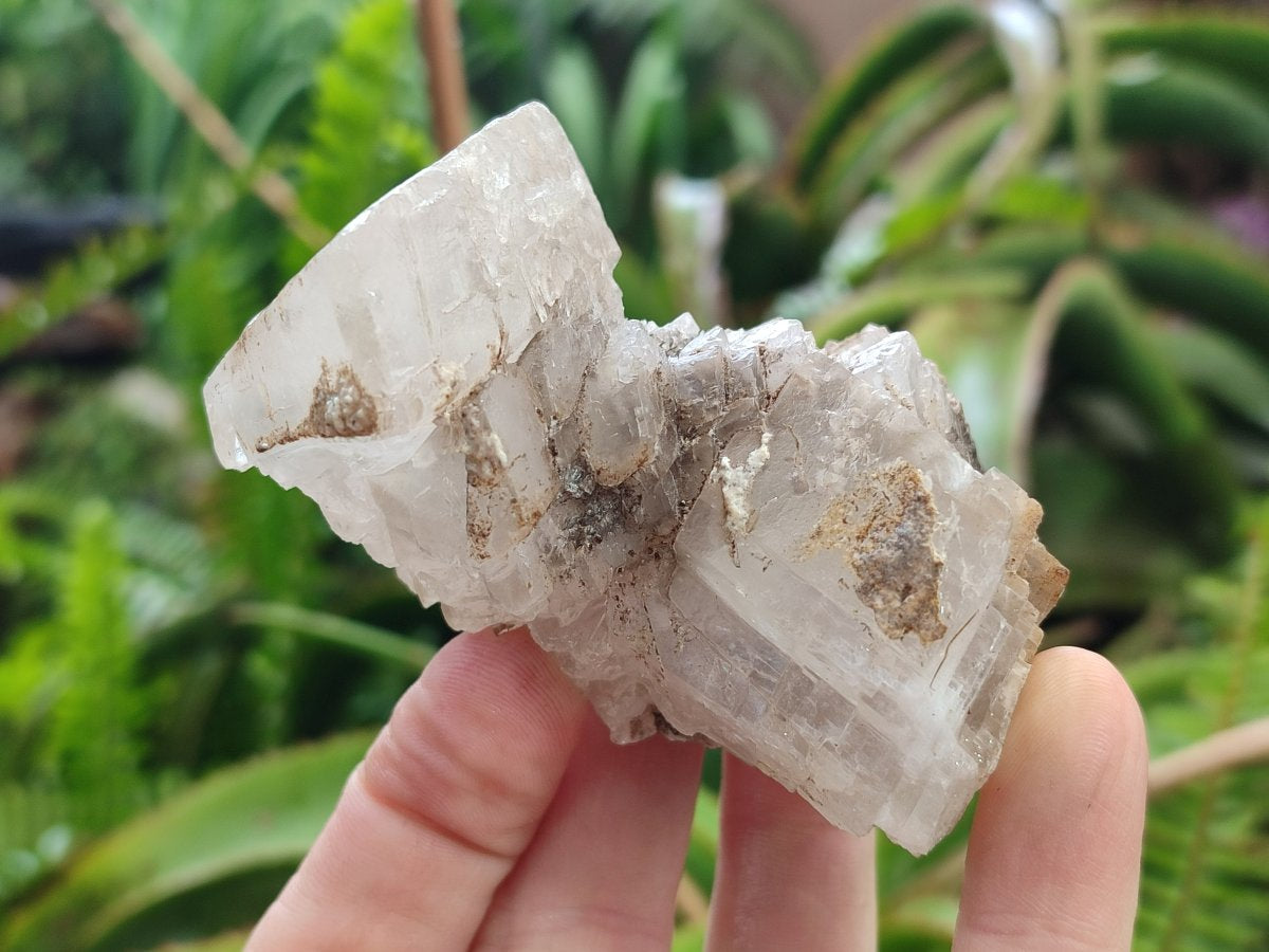 Natural Rhombohedral and Spearhead Calcite Specimens with Phosphorus Aragonite x 3 From Albert's Mountain, Lesotho