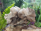 Natural Rhombohedral and Spearhead Calcite Specimens with Phosphorus Aragonite x 3 From Albert's Mountain, Lesotho