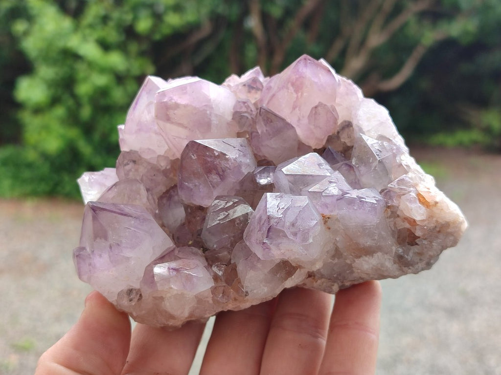 Natural Sunburst Spirit Amethyst Cluster x 3 From Boekenhouthoek, South Africa