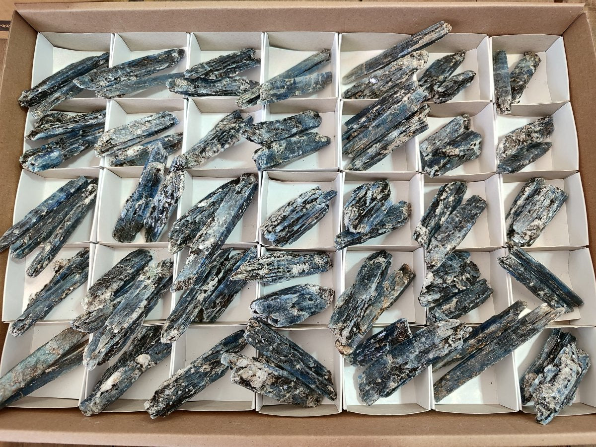 Natural Blue Kyanite Crystals x 70 From Karoi, Zimbabwe
