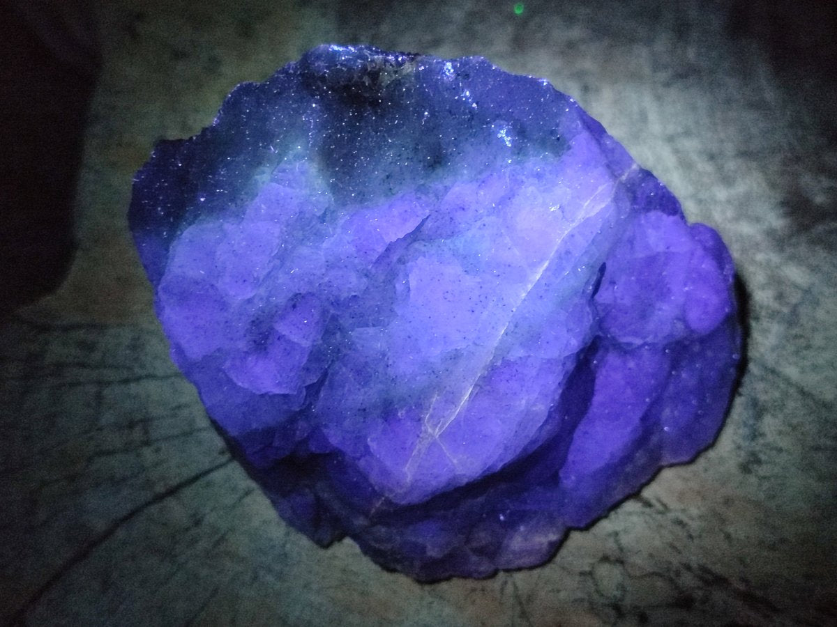 Natural Large Watermelon Fluorite Cobbed Specimens x 4 From Uis, Namibia
