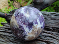 Polished Large Silver Leaf Lepidolite Sphere x 1 From Zimbabwe