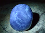Polished Blue Calcite Standing Display Pieces x 4 From Madagascar - Toprock Gemstones and Minerals 