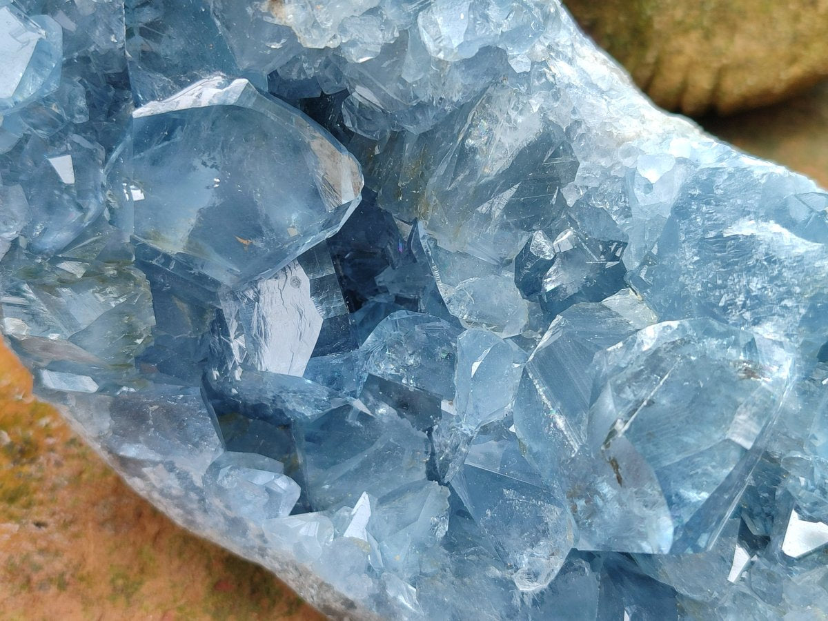 Natural Large Blue Celestite Specimen x 1 From Sakoany, Madagascar