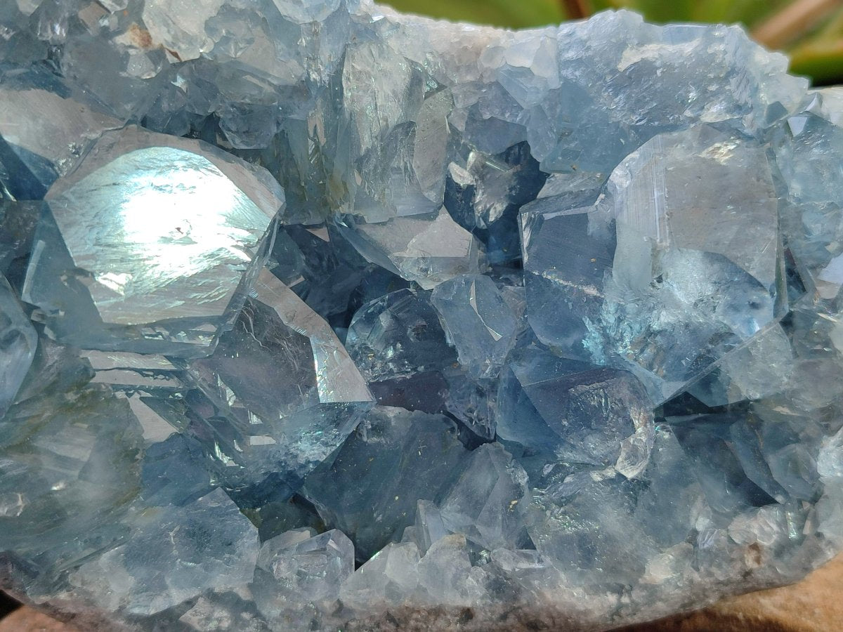 Natural Large Blue Celestite Specimen x 1 From Sakoany, Madagascar