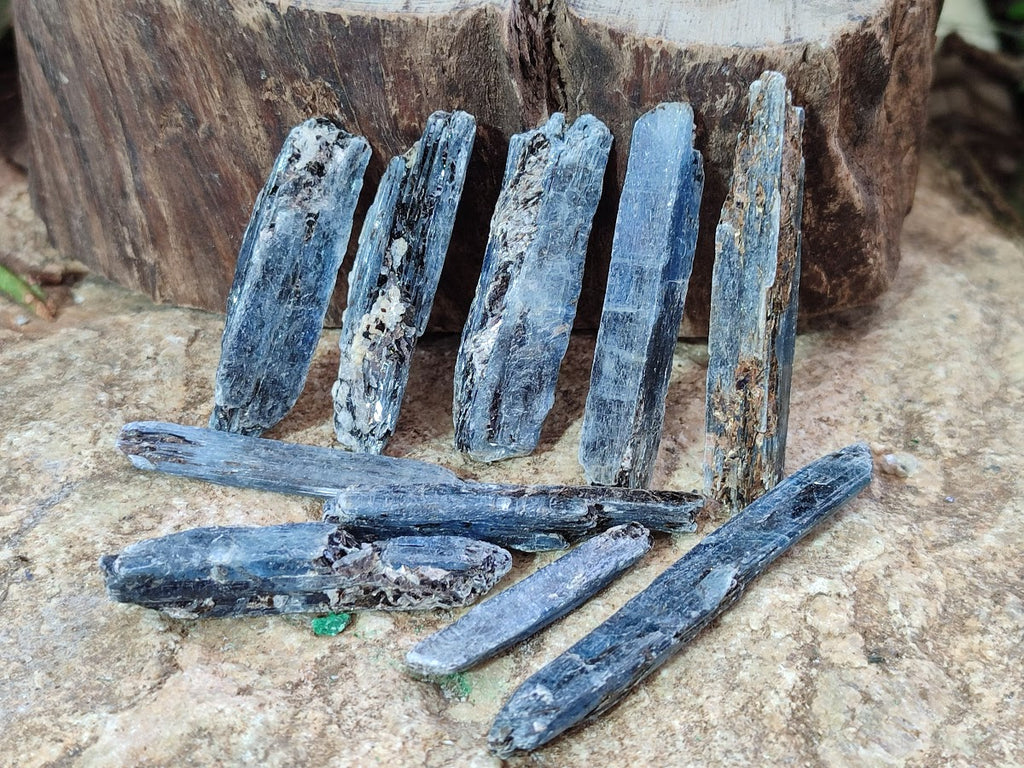 Natural Blue Kyanite Crystals x 1,87 Kg Lot From Karoi, Zimbabwe