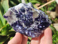 Polished One Side Silver Leaf Lepidolite Domed Nodules x 12 From Zimbabwe
