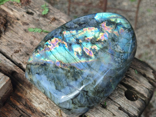Polished Labradorite Standing Display Pieces x 2 From Madagascar