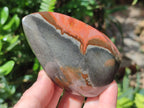 Polished Polychrome Jasper Standing Flame Display Pieces x 6 From Androka, Madagascar