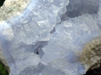 Natural Large Blue Lace Agate Geode and Vug Specimens x 2 From Nsanje, Malawi