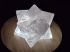 Polished Gemmy Rose Quartz Merkabah Stars x 4 From Ambatondrazaka, Madagascar