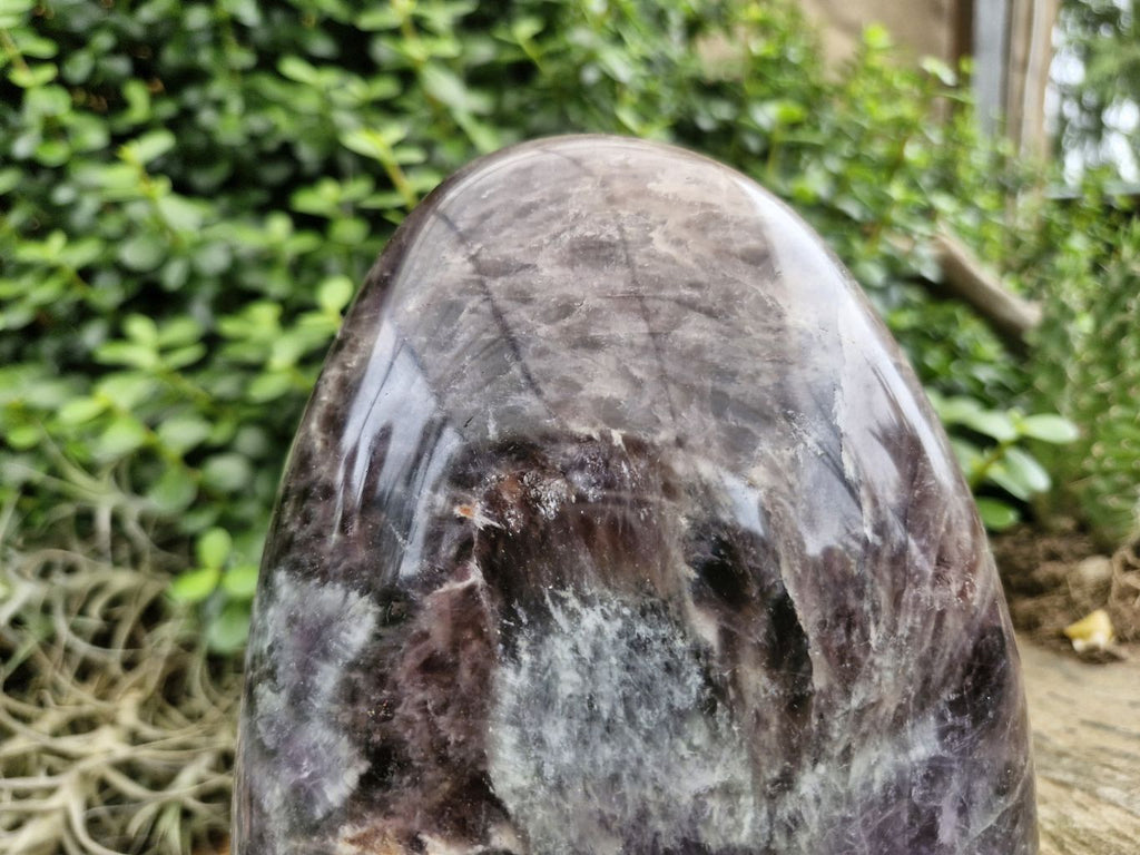 Polished Smokey Dream Amethyst Standing Free Form x 1 From Madagascar - Toprock Gemstones and Minerals 