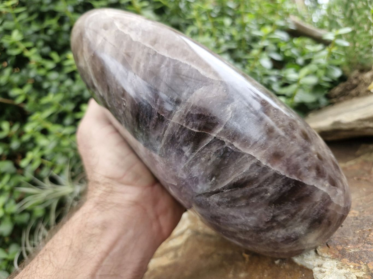 Polished Smokey Dream Amethyst Standing Free Form x 1 From Madagascar - Toprock Gemstones and Minerals 