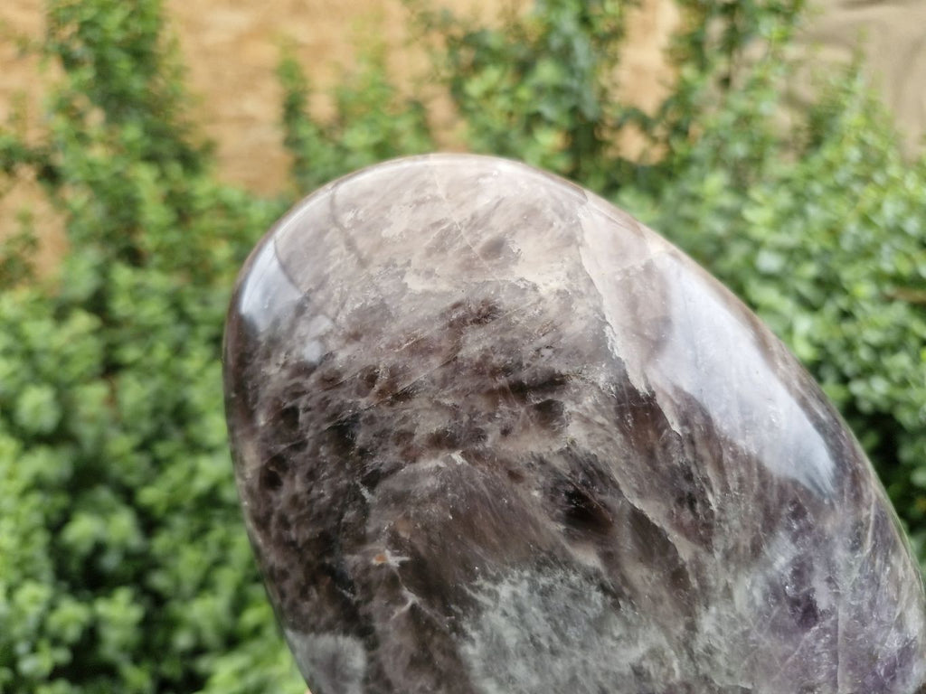 Polished Smokey Dream Amethyst Standing Free Form x 1 From Madagascar - Toprock Gemstones and Minerals 