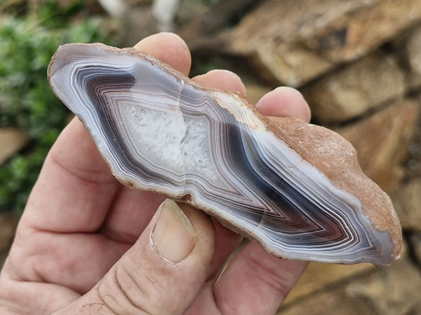 Polished Banded River Agate Nodule Pairs  x 6 From Sashe River, Zimbabwe - Toprock Gemstones and Minerals 