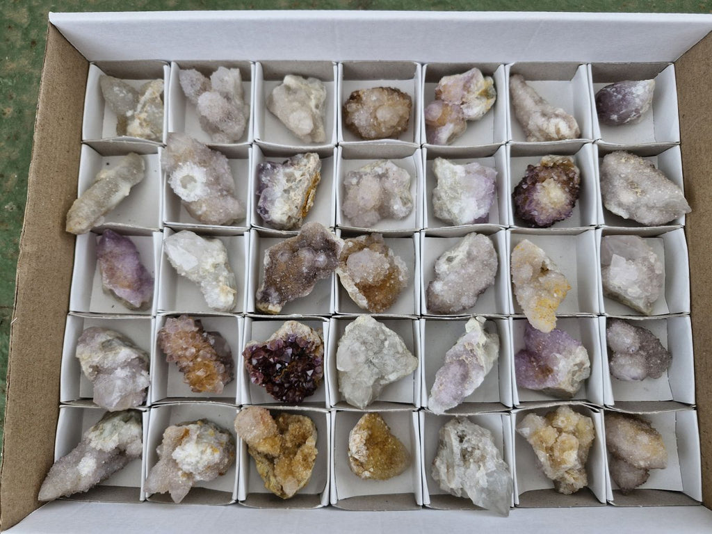 Natural Small Mixed Spirit Quartz Specimens  x 35 From Boekenhouthoek, South Africa - Toprock Gemstones and Minerals 
