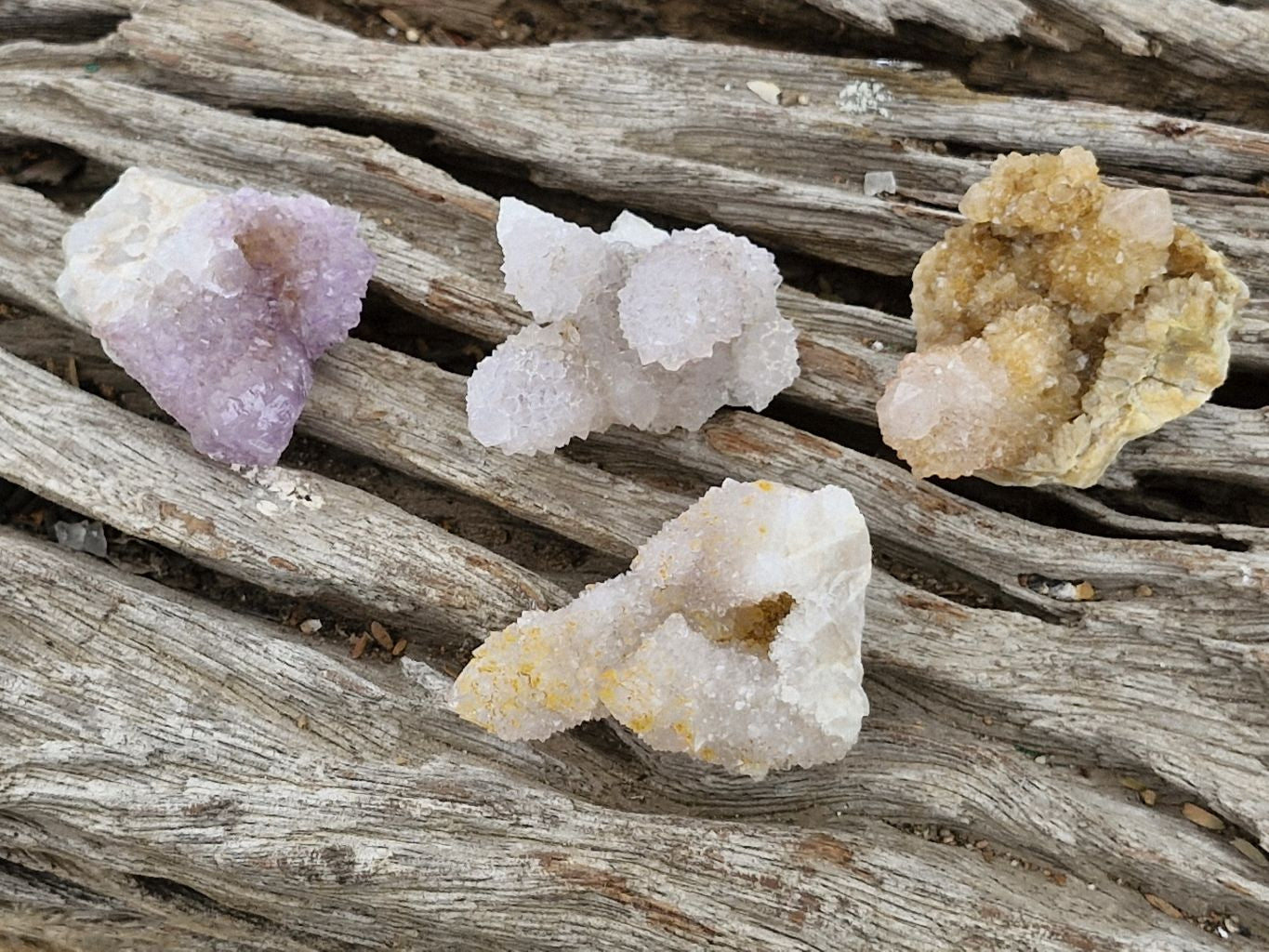 Natural Small Mixed Spirit Quartz Specimens  x 35 From Boekenhouthoek, South Africa - Toprock Gemstones and Minerals 