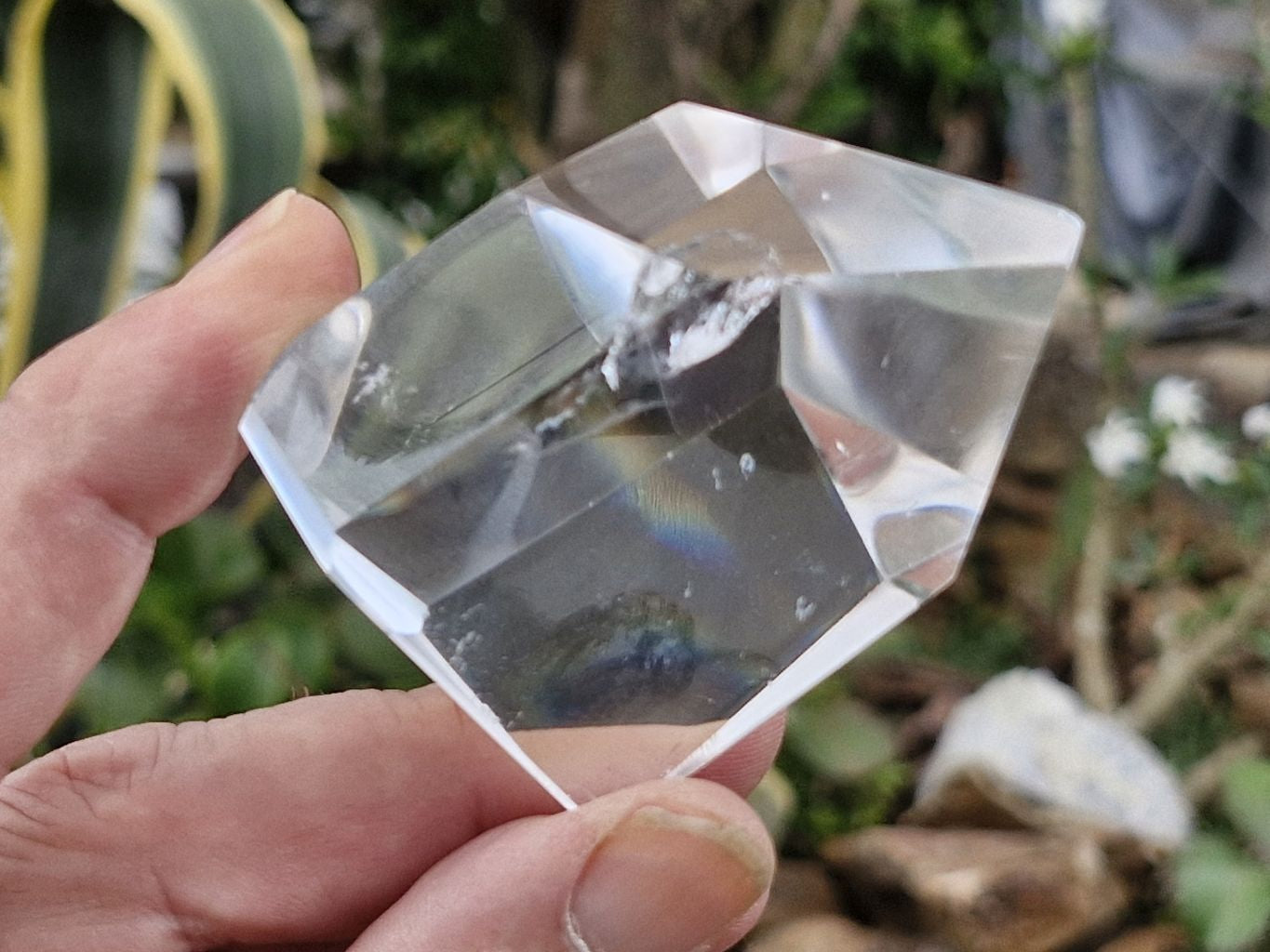 Polished Semi Optic Clear Quartz Crystals  x 7 From Madagascar - Toprock Gemstones and Minerals 
