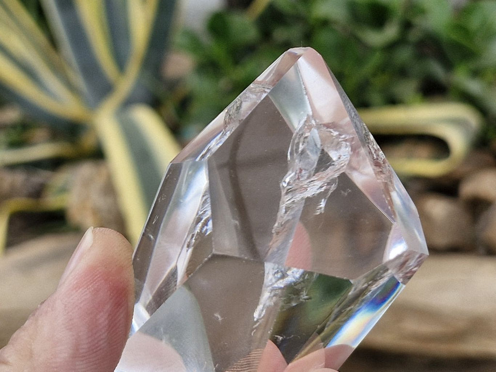 Polished Semi Optic Clear Quartz Crystals  x 7 From Madagascar - Toprock Gemstones and Minerals 